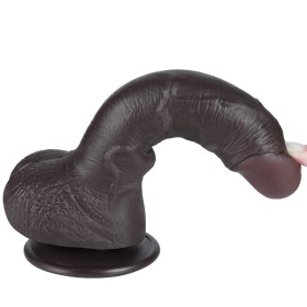 Zakrivljeni Crni Dildo 7.5inch- Lvtoy00740-2